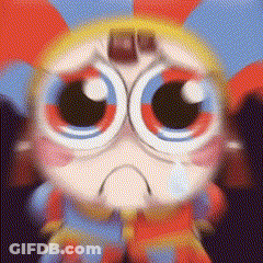 Sad Cartoon Character With Big Eyes GIF