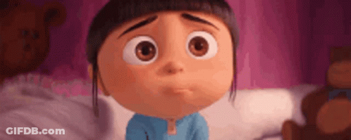 Sad Cartoon Girl Sitting On Bed GIF