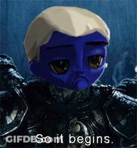 Sad Cartoon Saying So It Begins GIF