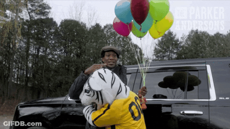 Sad Cat Hugging A Guy GIF