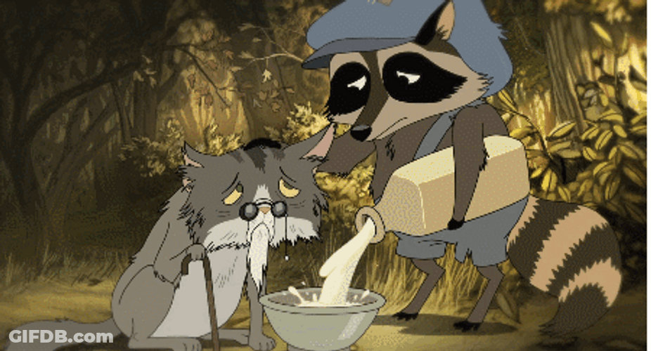 Sad Cat School Town Over The Garden GIF