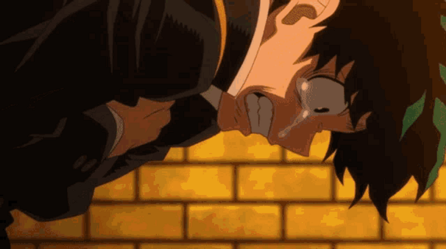 Sad & Crying Deku GIF