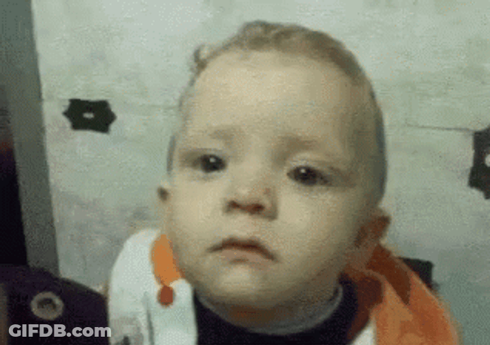 Sad Disappointed Baby GIF