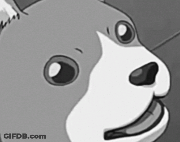 Sad Dog Cartoon GIF