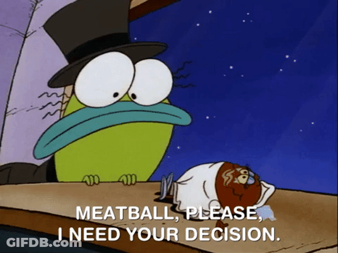 Sad Ed Bighead With Lying Meatball GIF