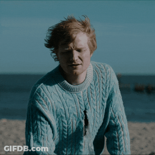 Sad Ed Sheeran GIF