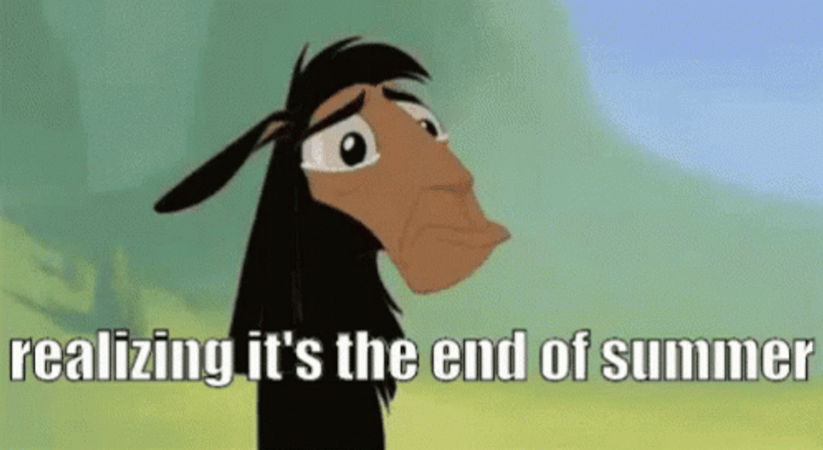 Sad End Of The Summer GIF