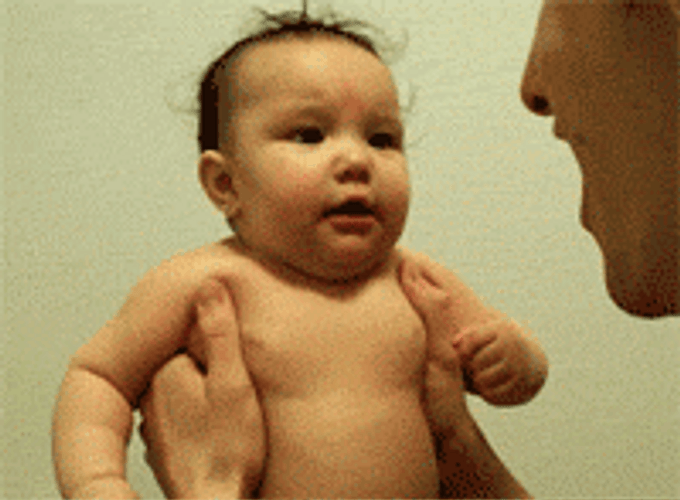 Sad Face Baby Crying Cute GIF