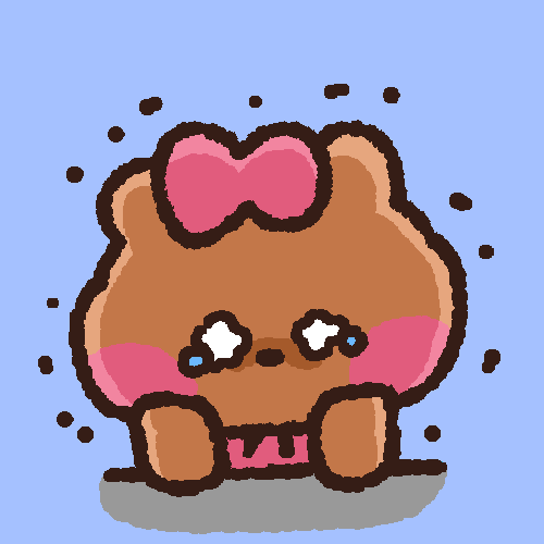 Sad Face Crying Bear GIF