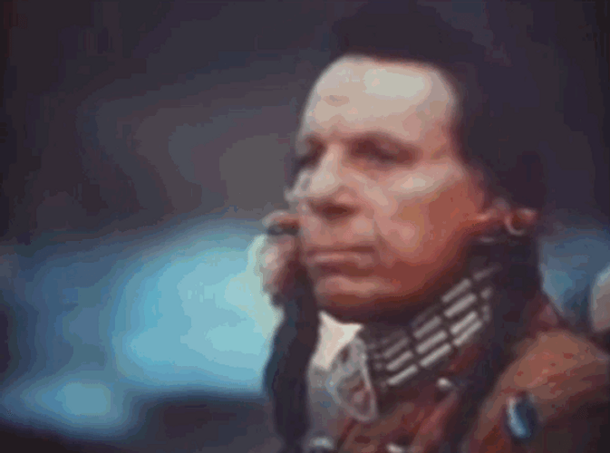 Sad Face Crying Native American GIF