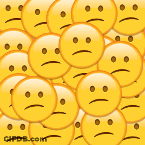 Sad Face Emoji GIF