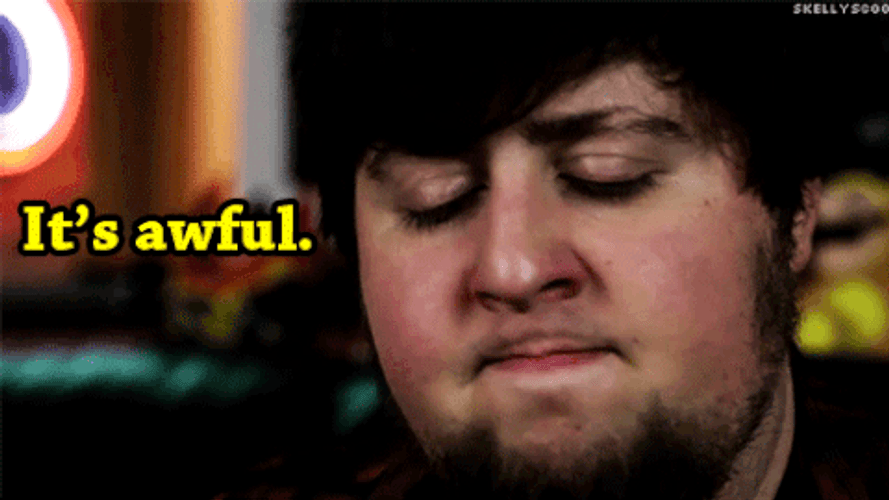 Sad Face Jontron GIF