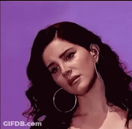Sad Face Lana Del Rey GIF