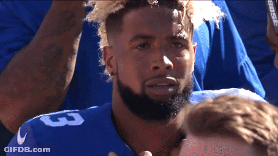 Sad Face New York Giants GIF