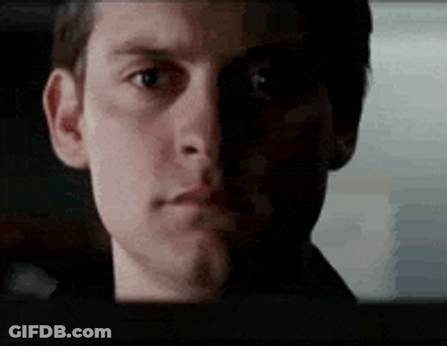 Sad Face Tobey Maguire GIF