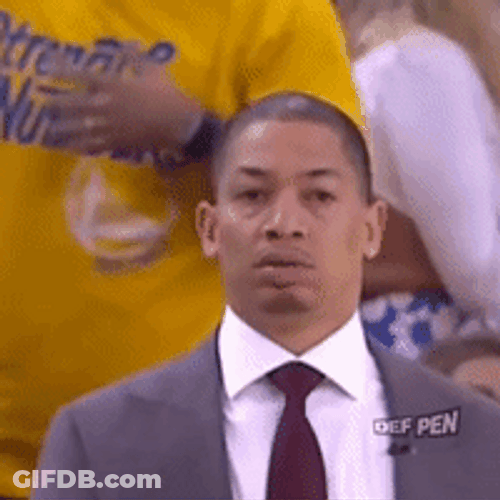 Sad Face Tyronn Lue GIF