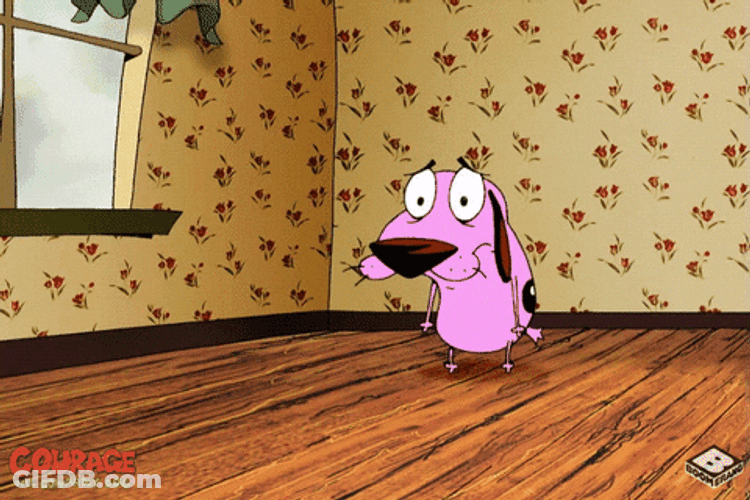 Sad Fall Break Courage The Cowardly Dog GIF