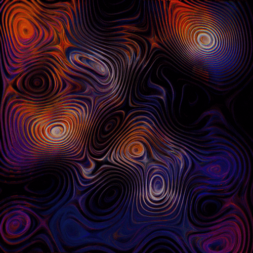 Sad Fractal Spiral Design GIF