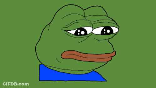 Sad Frog GIF