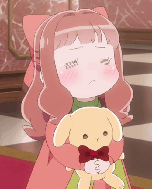 Sad Girl Fluffy Paradise Nema Anime GIF
