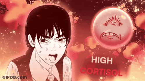 Sad Girl High Cortisol GIF