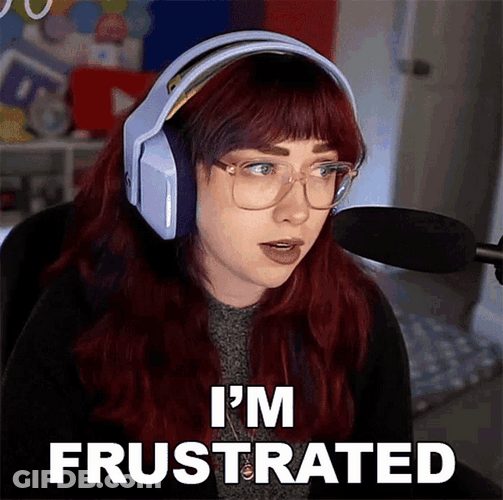 Sad Girl I'm Frustrated GIF