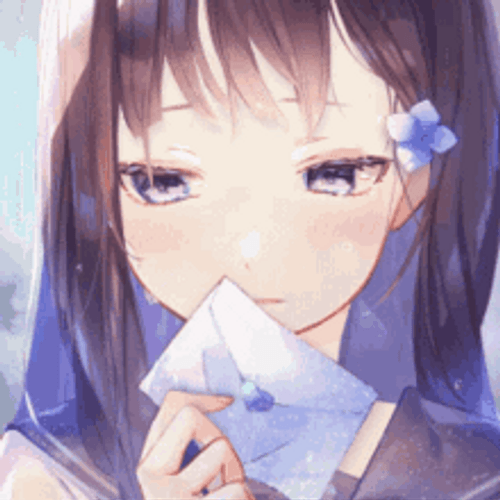 Sad Girl Looking Down Wallpaper GIF