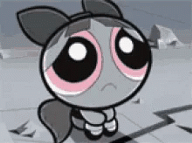 Sad Girl Powerpuff Girls Blossom Crying GIF