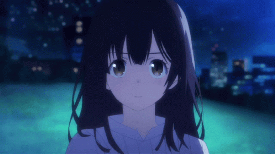 Sad Girl Sayu Ogiwara Higehiro Anime GIF