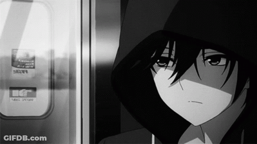Sad Gojo Saturo Passive Gaze Aesthetic GIF
