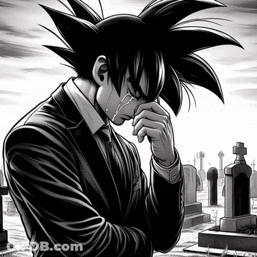 Sad Goku Upset Meme GIF
