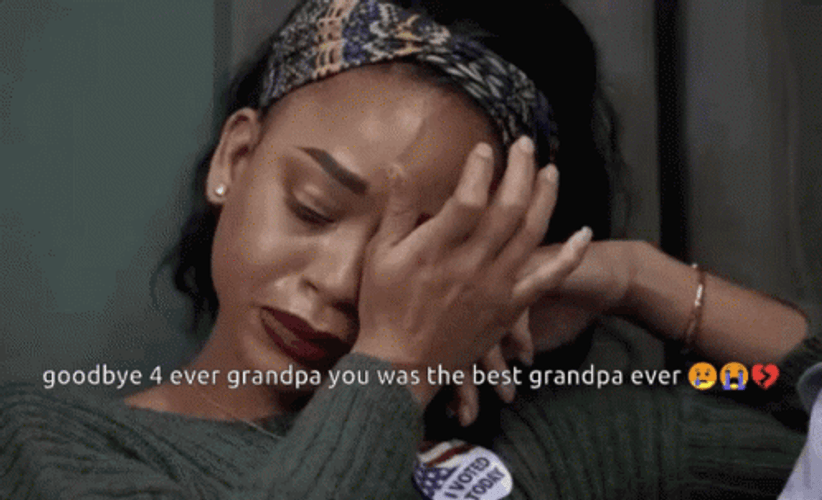 Sad Goodbye Crying Geffri Hightower Grandpa Meme GIF