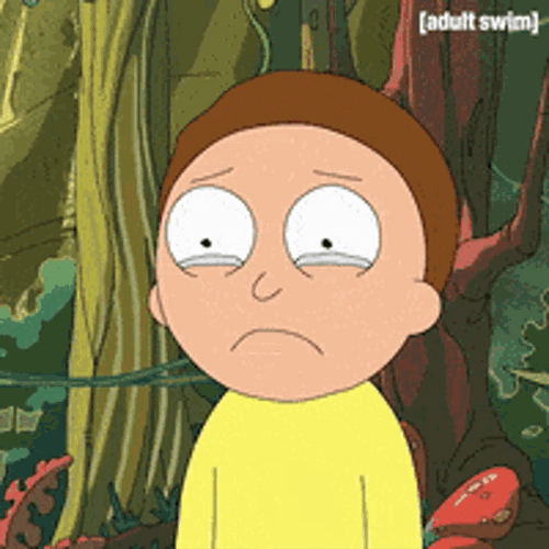 Sad Goodbye Crying Morty Smith Rick And Morty GIF