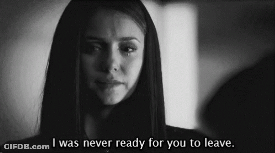 Sad Goodbye Crying Nina Dobrev Heartbroken GIF