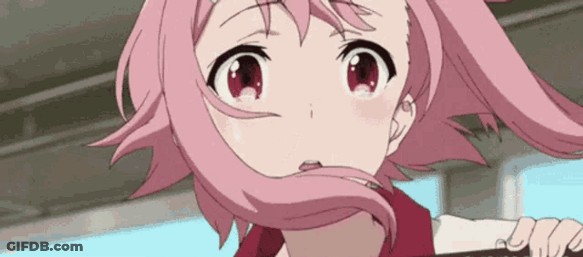 Sad Goodbye Crying Yoshino Koharu Sakura Quest Anime GIF