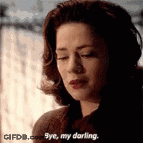Sad Goodbye Darling Peggy Carter Captain America Movie GIF