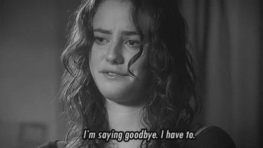 Sad Goodbye Kaya Scodelario Skins Teen Drama GIF