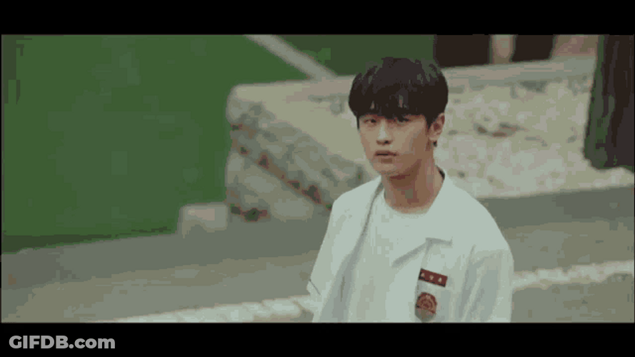 Sad Goodbye Waving Korean Drama High School GIF