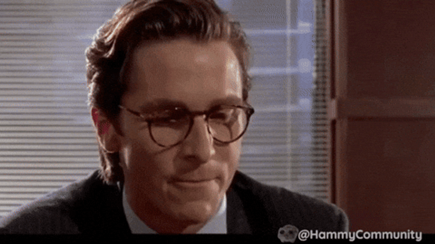 Sad Hamster On Christian Bale's Phone GIF