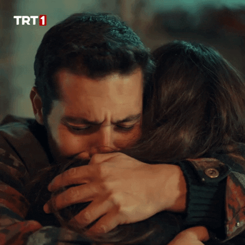 Sad Hug Crying Couple GIF
