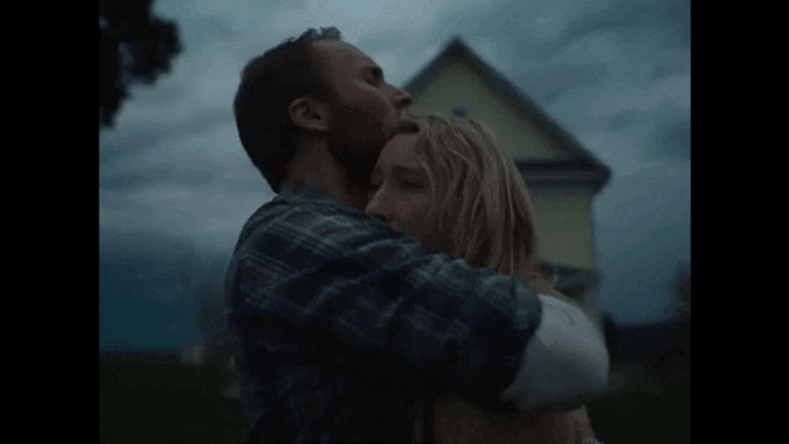 Sad Hug Emotional Couple GIF