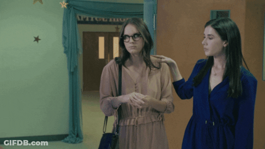 Sad Hug Guidance Girls GIF