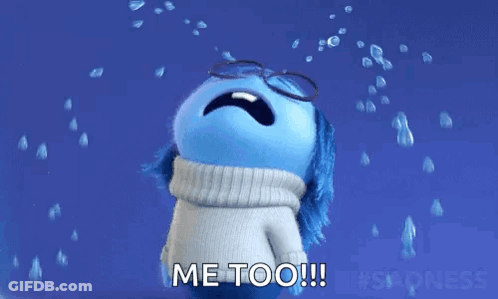 Sad Inside Out Character Crying GIF