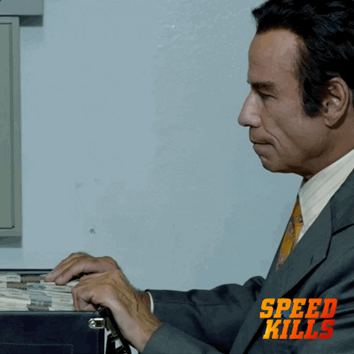 Sad John Gotti Pushing Drawer GIF