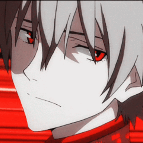 Sad Kaworu Nagisa Staring GIF