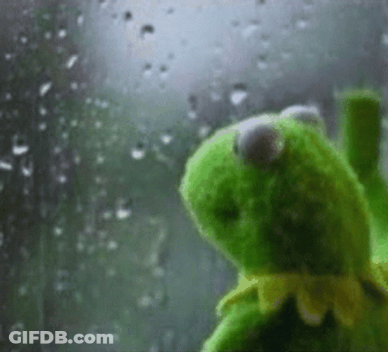 Sad Kermit Alone Moments Meme GIF