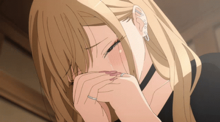 Sad Kitagawa Anime Girl GIF