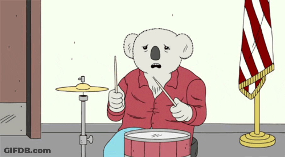Sad Koala Ba Dum Tss GIF