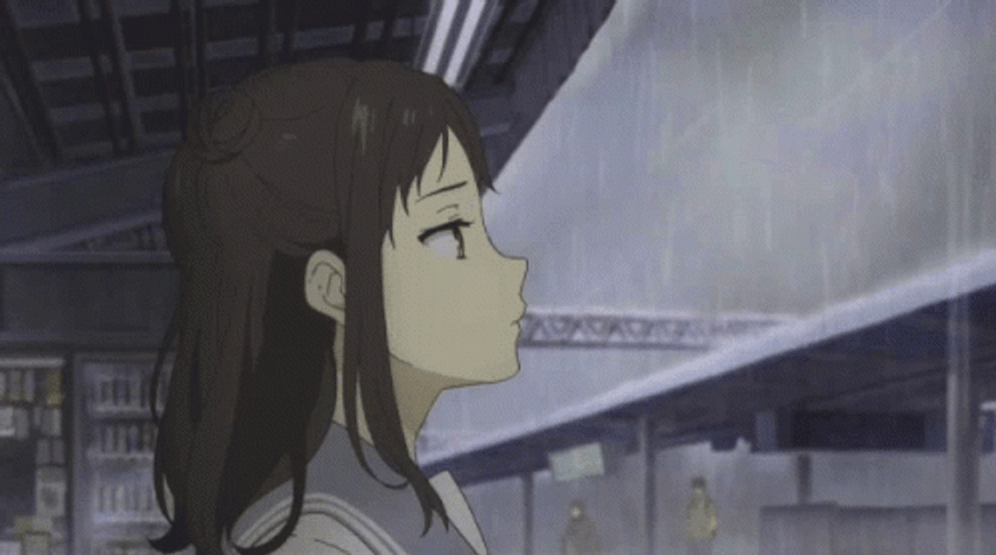 Sad Lonely Sakura Inami Anime Girl GIF