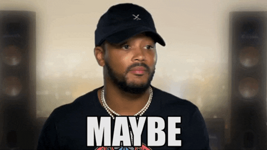 Sad Maybe Not GIF